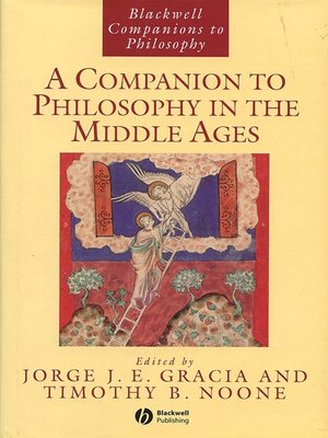 cover image of A Companion to Philosophy in the Middle Ages